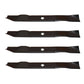 (4) 3 in 1 Lawn Mower Blades Fits Craftsman Riding Mowers 42" Decks 532139775