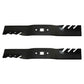 Qty 2: Toothed Mower Blade Fits MTD Replaces 742-04154
