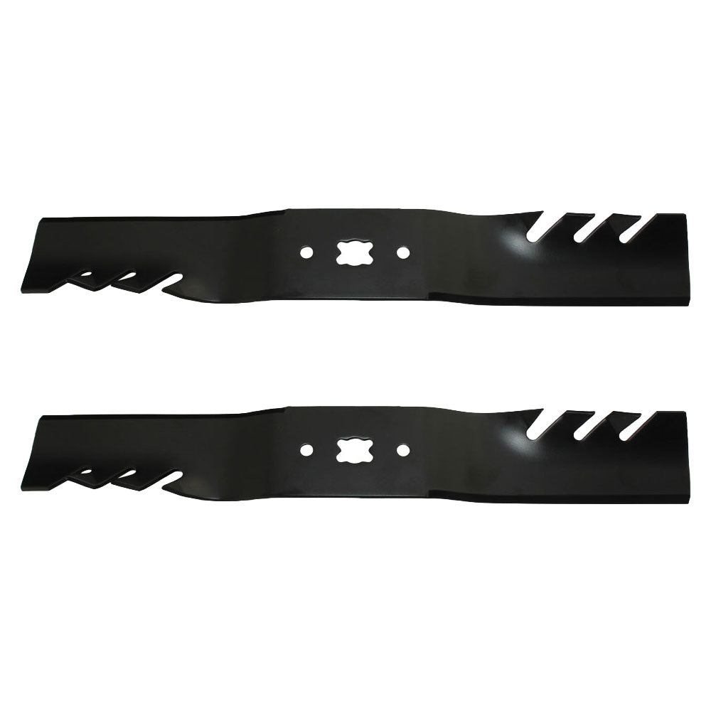 Qty 2: Toothed Mower Blade Fits MTD Replaces 742-04154