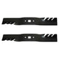 Qty 2: Toothed Mower Blade Fits Troy Bilt Replaces 742-04154