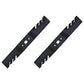 Qty 2: Toothed Mower Blade Fits MTD Replaces 742-04154