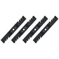 Set of Four (4) Interchangeable 17-7/8" Mulching Blades Fits Cub Cadet 942-04154