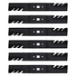 Qty 6: Toothed Mower Blade Fits CRAFTSMAN Replaces 742-04154