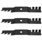 Qty 3: Mulching Blades Fits John Deere Replaces M111522