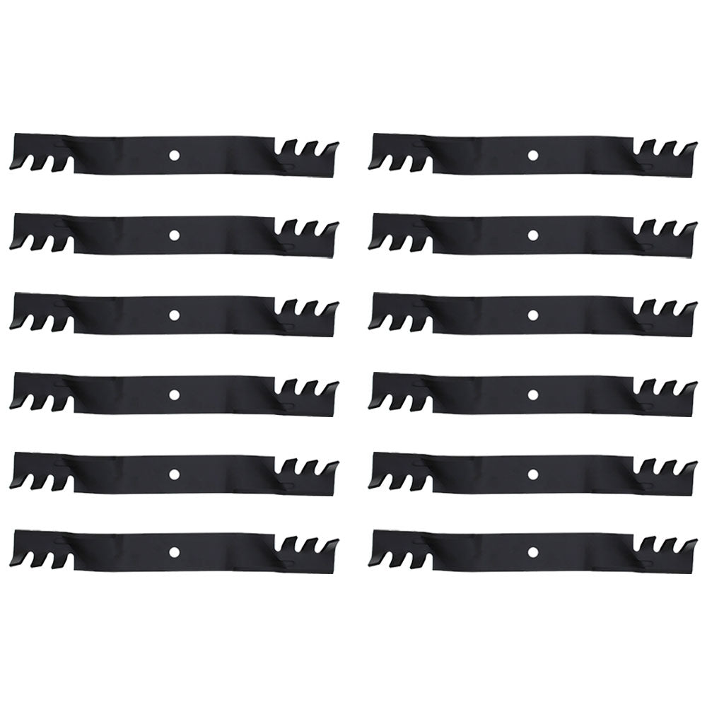 Qty. 12: Mulching Blade Fits Grasshopper Replaces 482237