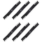 Qty. 6: Mulching Blade Fits Grasshopper Replaces 482237