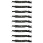 Qty. 9: Mulching Blade Fits Wright Replaces 71490003