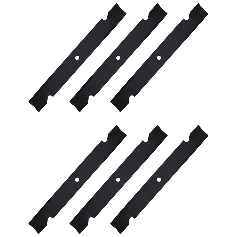 (6) Heavy Duty Lawn Mower Blades 038-6080-00 Fits Various Models 3 for 61" Cut