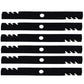 Qty 6: Mulching Blades Fits Kubota Replaces K5645-34330