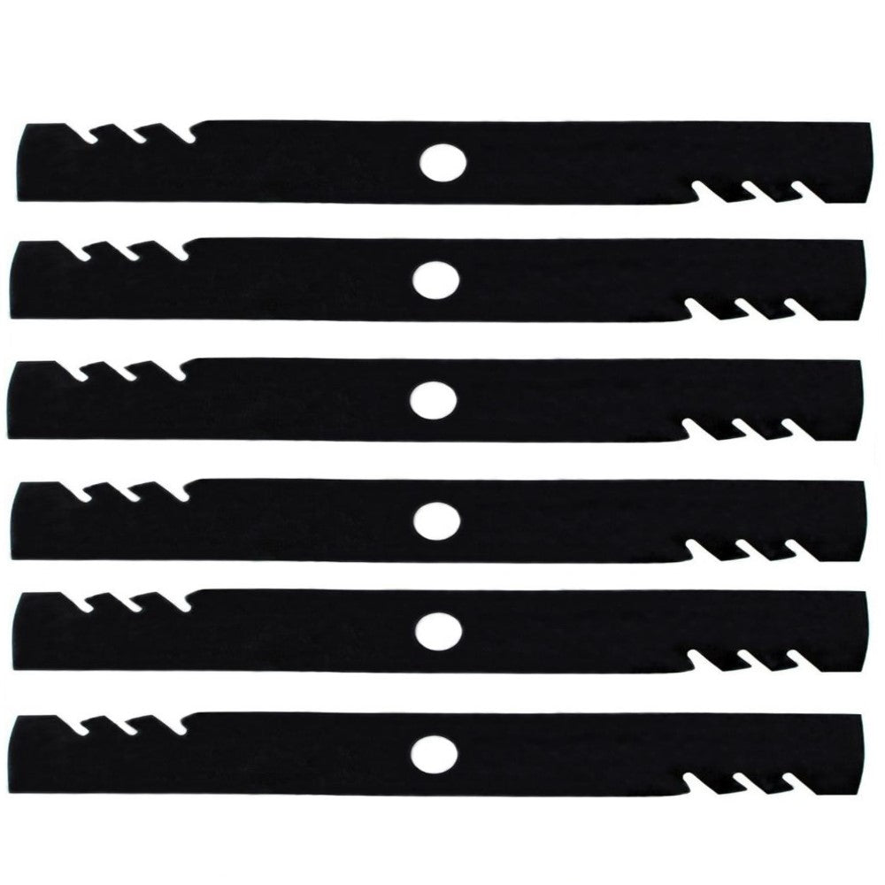 Qty 6: Mulching Blades Fits Kubota Replaces K5645-34330