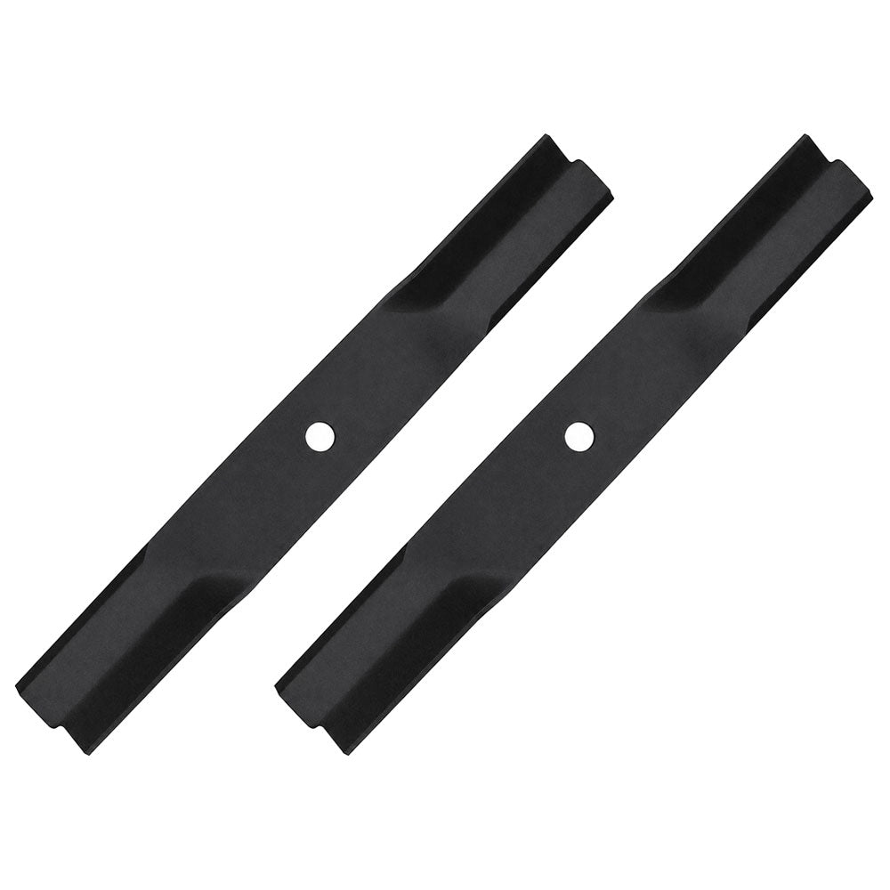 (2) Low Lift Mower Blades Fits John Deere SRX895 Riders 38" Cut M82408 11/16" CH