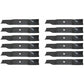01005337 Qty 12: High Lift Mower Blade Fits Cub Cadet 17AIDAGC010 Z-Force LZ54