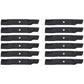 01005337 Qty 12: High Lift Mower Blade Fits Cub Cadet 17AIDAGC010 Z-Force LZ54