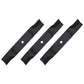 Set of 3 XHT mower blades to fit Fits Cub Cadet 54" 01005337 M54 Tank models