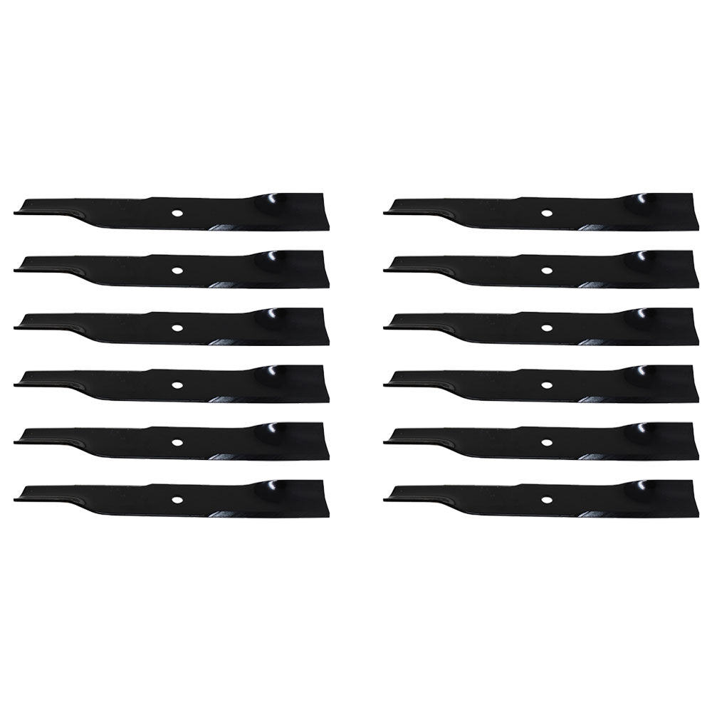 30227-52X Qty 12: High Lift Mower Blade Fits Dixie Chopper