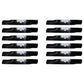 30227-52X Qty 12: High Lift Mower Blade Fits Dixie Chopper
