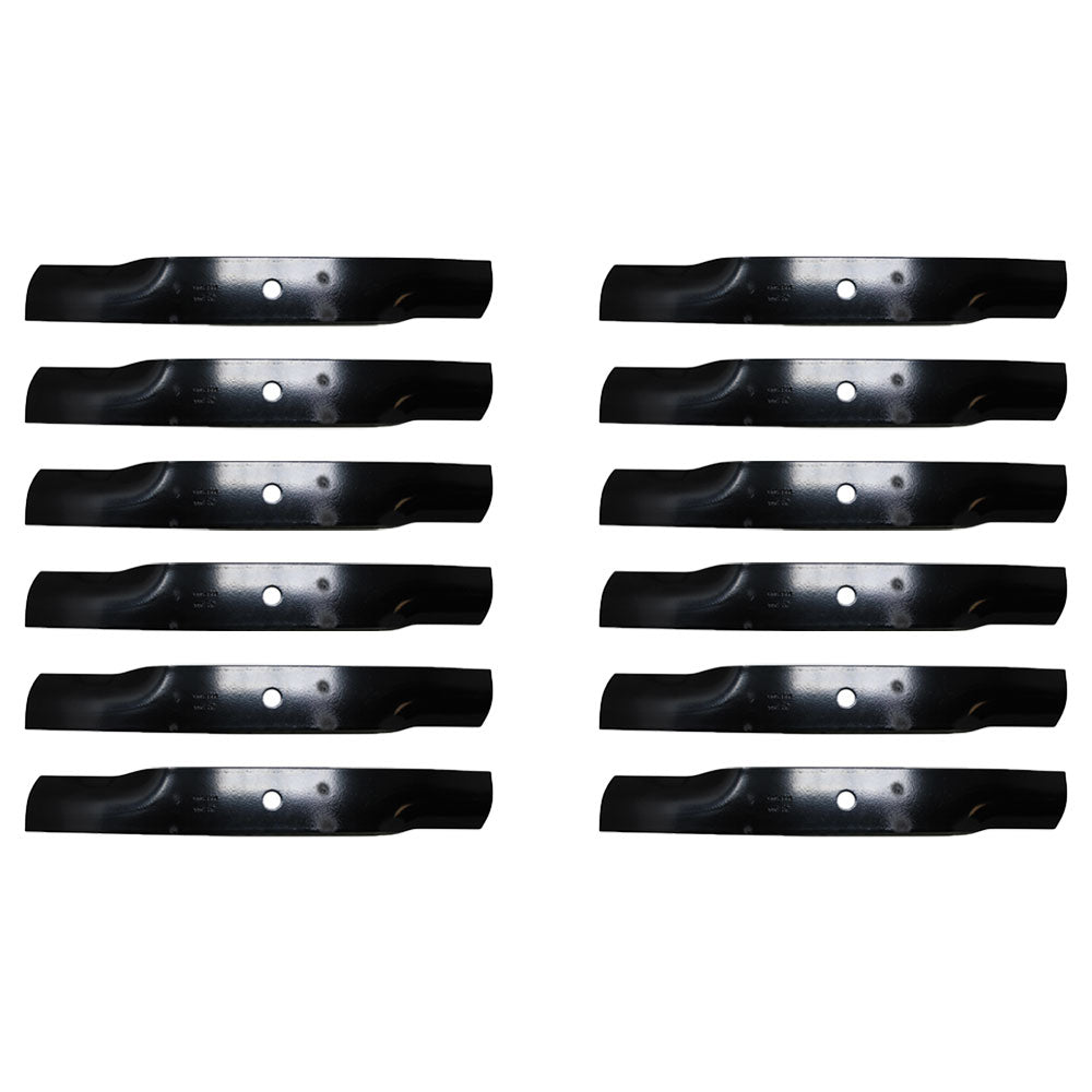 30227-52X Qty 12: High Lift Mower Blade Fits Dixie Chopper