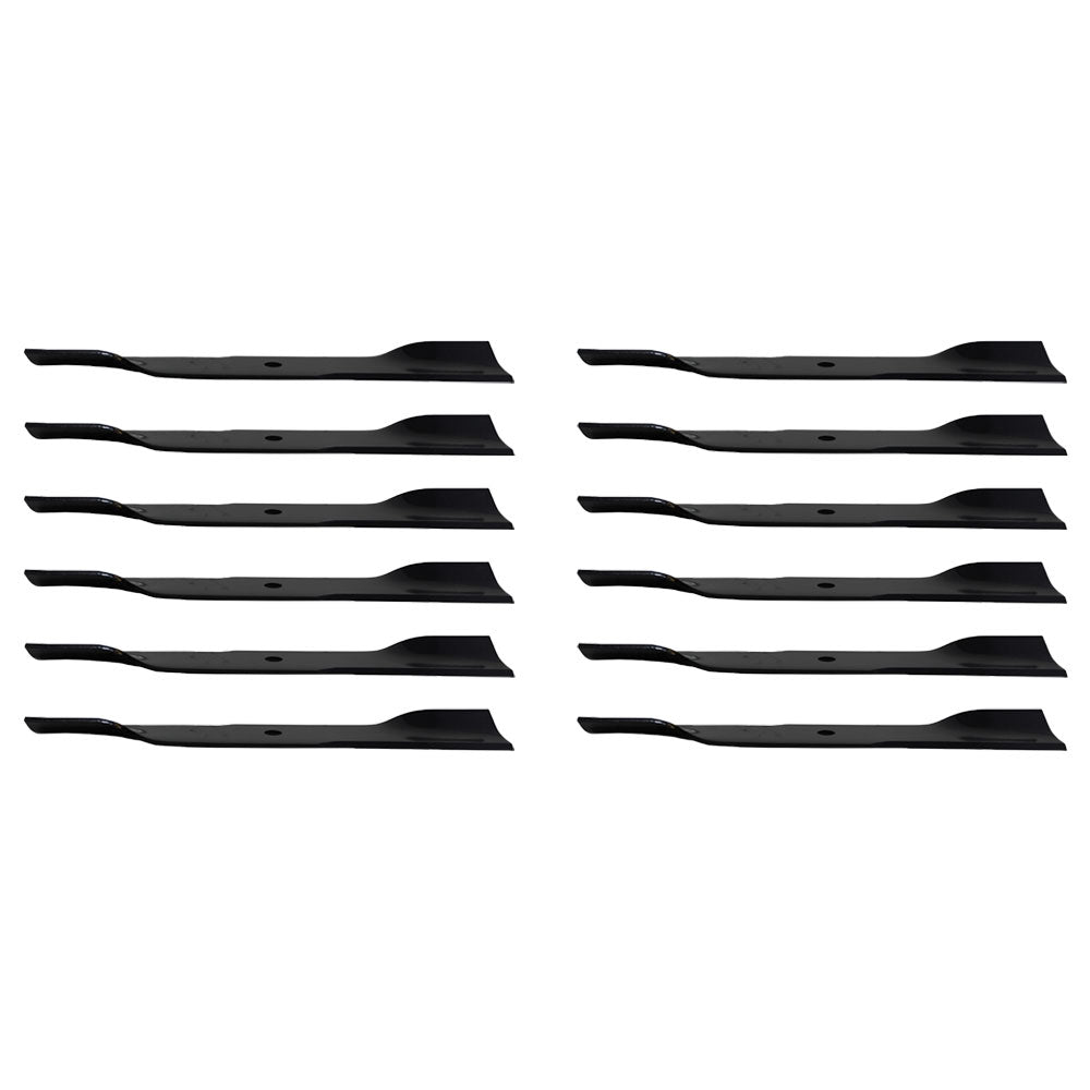 30227-52X Qty 12: High Lift Mower Blade Fits Dixie Chopper