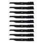 30227-52X Qty 9: High Lift Mower Blade Fits Dixie Chopper