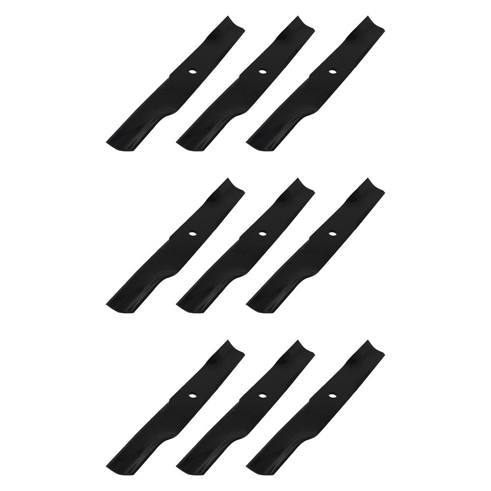 30227-52X Qty 9: High Lift Mower Blade Fits Dixie Chopper