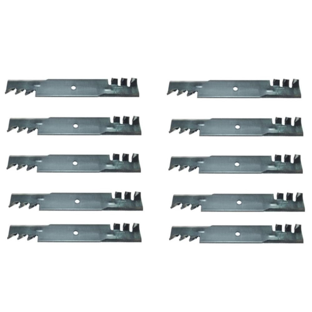Qty 10: Heavy Duty Toothed Mulching Blade Fits Toro Replaces 107-3192