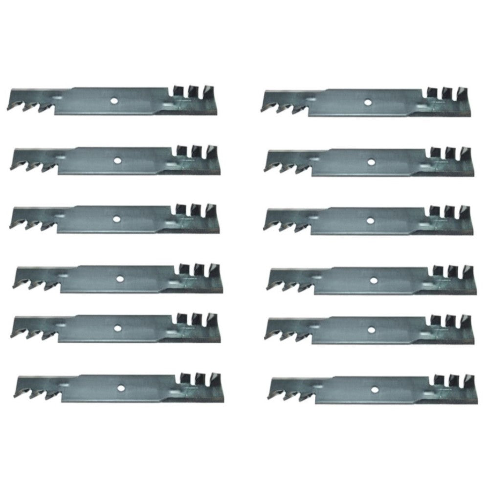 D18086 Qty 12: Heavy Duty Toothed Mulching Blade Fits Great Dane