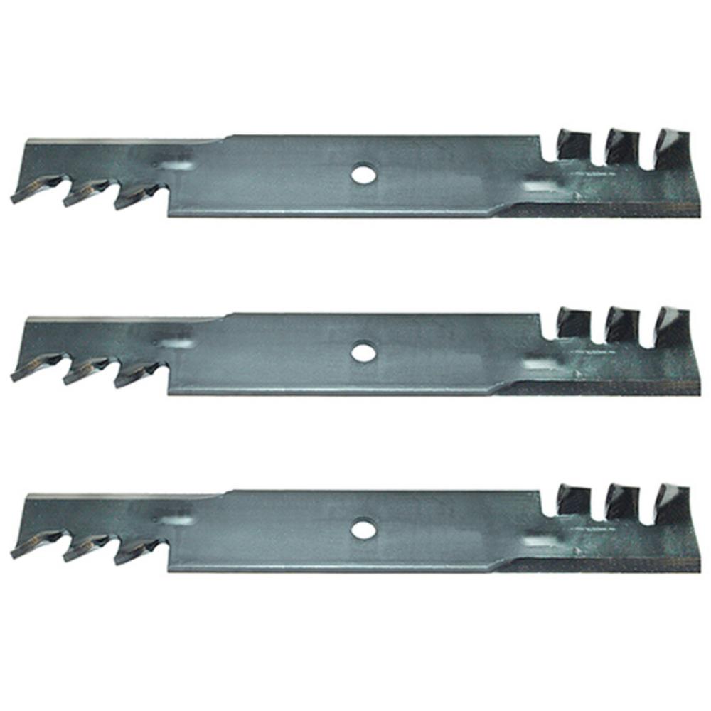 D18086 Qty 3: Heavy Duty Toothed Mulching Blade Fits Great Dane