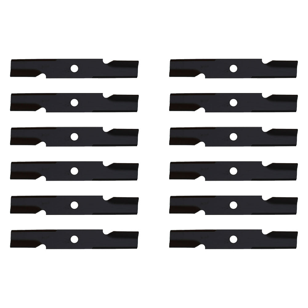 Qty. 12: Notched Mower Blades  Fits Oregon Replaces 92-029