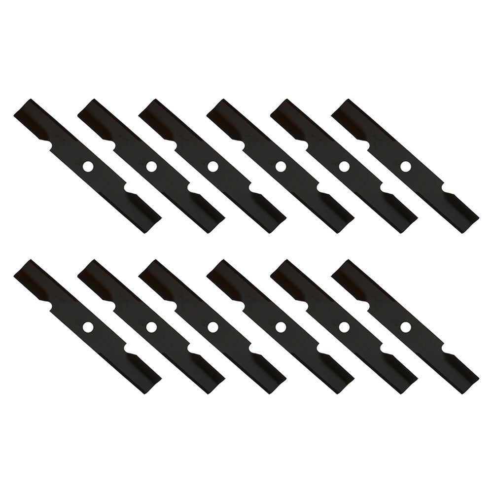 Qty. 12: Notched Mower Blades  Fits Oregon Replaces 92-029