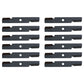 Qty. 12: Notched Mower Blades  Fits Oregon Replaces 92-029