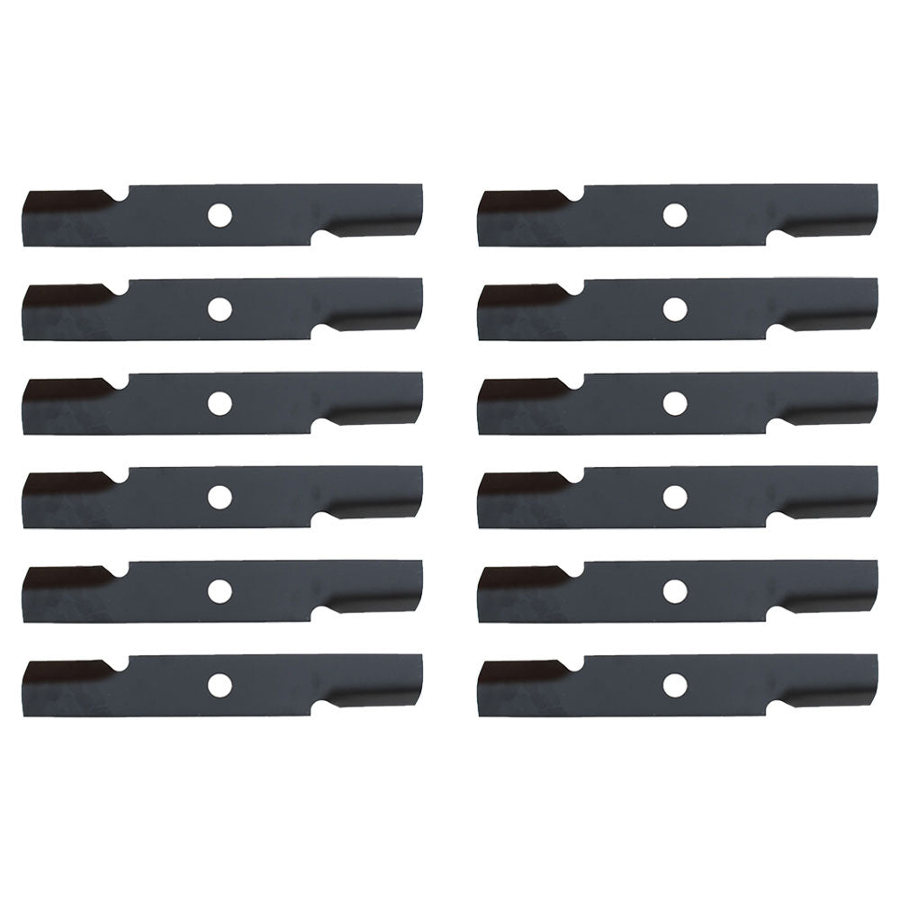 Qty. 12: Notched Mower Blades  Fits Oregon Replaces 92-029
