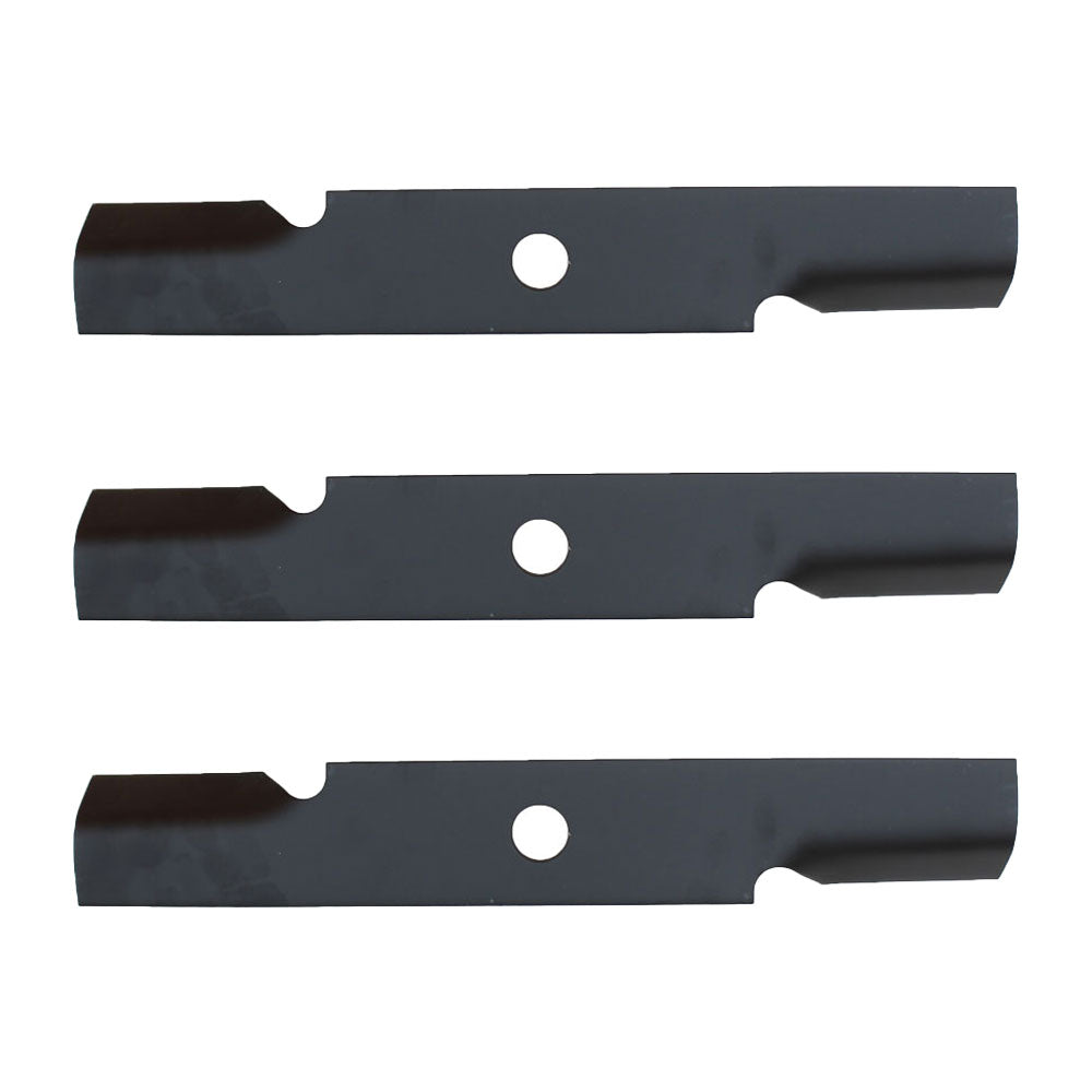 Qty. 3: Notched Mower Blades Fits Exmark Replaces 103-6381