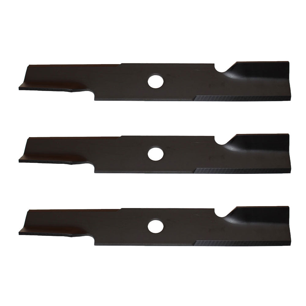 Qty. 3: Notched Mower Blades Fits Oregon Replaces 109-6872