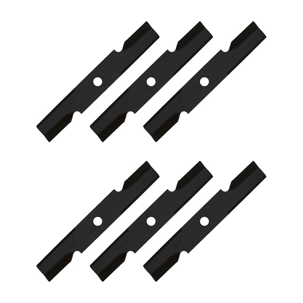 109-6872 Qty. 6: Notched Mower Blade Fits Toro