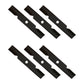 Qty. 6: Notched Mower Blade Fits Oregon Replaces 92-029