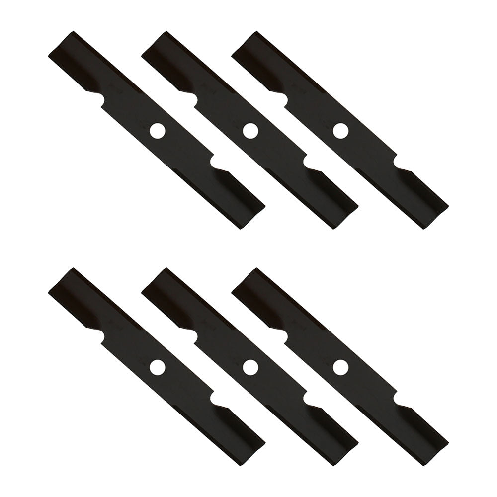 6 Pack Commercial 48" Medium Lift Lawnmower Blades to Fits Exmark