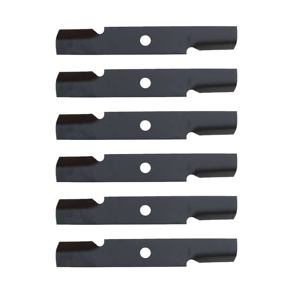 Qty. 6: Notched Mower Blade Fits Oregon Replaces 92-029