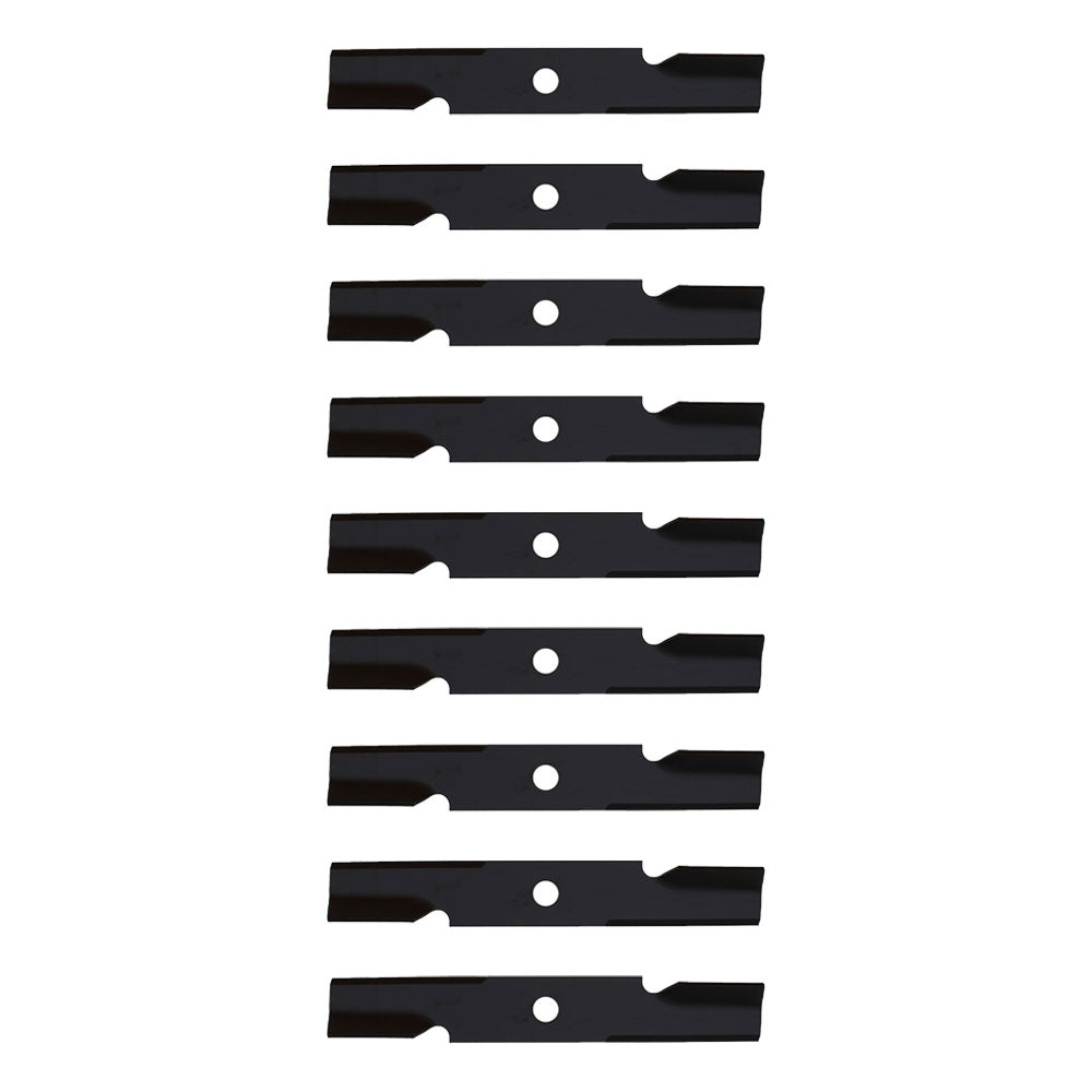 9 Pack Commercial 48" Medium Lift Lawnmower Blades to fi Fits Exmark