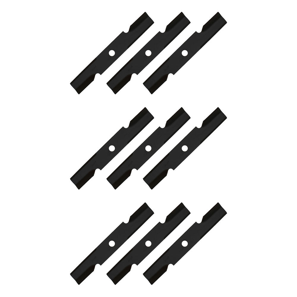 Qty. 9: Notched Mower Blades  Fits Toro Replaces 109-6872