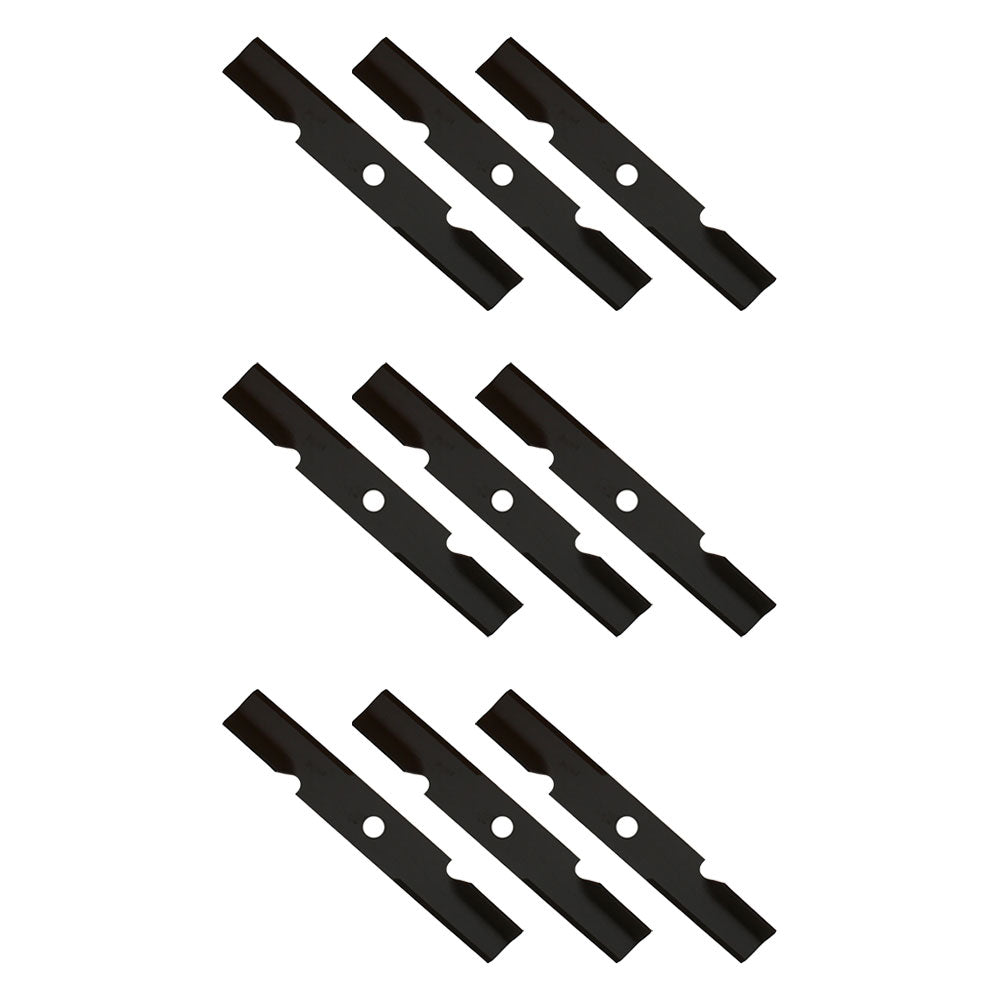 Qty. 9: Notched Mower Blades  Fits Oregon Replaces 92-029