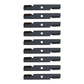 Qty. 9: Notched Mower Blades  Fits Exmark Replaces 103-6381