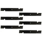 6 Pack 320-702 Heavy Duty Notched High Lift Blade Fits Grasshopper 320246
