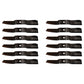 Qty 12: Mower Blade  Fits Cub Cadet Replaces 742-3036