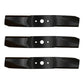Set of 3 Mower Blade Fits Cub Cadet GT2186 GT2544 208 209 2518 759-3939