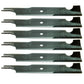 3329 6 Heavy Duty Blades Fits Some Fits Ferris 72" Cut Replaces 22476 5022476