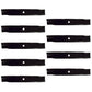 9PK Heavy Duty Lawn Mower Blades for Gravely 48" Cut 04919100 04924600