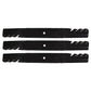 Set of (3) Toothed Blades 107-0214-03 Fits Toro Recycler & Groundsmaster