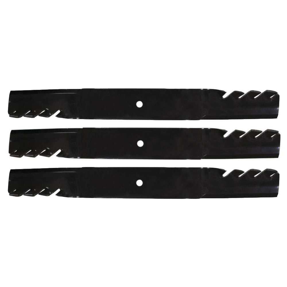 Set of (3) Toothed Blades 107-0214-03 Fits Toro Recycler & Groundsmaster
