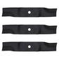 3 Pk Blades Fits Cub Cadet Tank Mower 48" 01005336 02005017 94204417 Z-Force