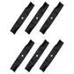 02005017 Qty 6: High-Lift Mower Blade Fits MTD Pro Z